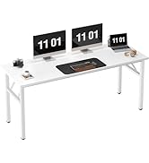 Need Computer Desk Office Desk 62 inches Folding Table with BIFMA Certification Computer Table Wo...