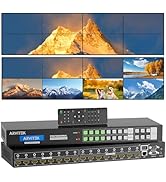 Arvitek 8x8 4K Seamless HDMI Matrix Switch with Web GUI, Customised Video Wall Controller, 1U Rac...
