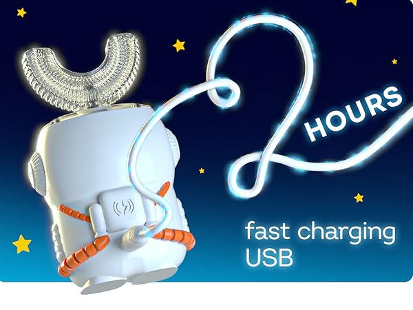 kids u shaped electric toothbrush