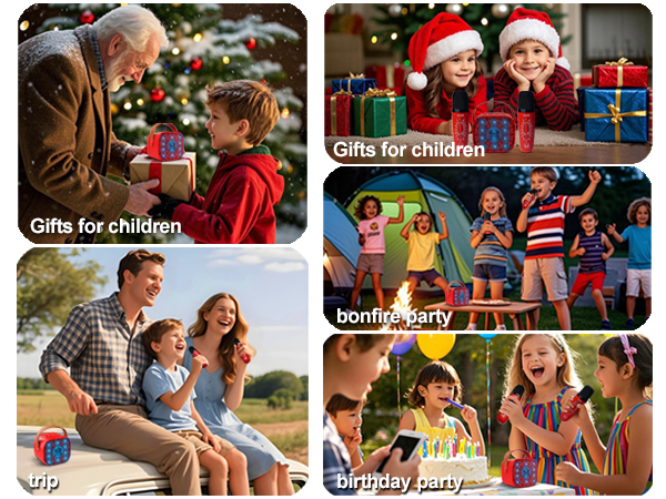 The best gift: Mini karaoke machine