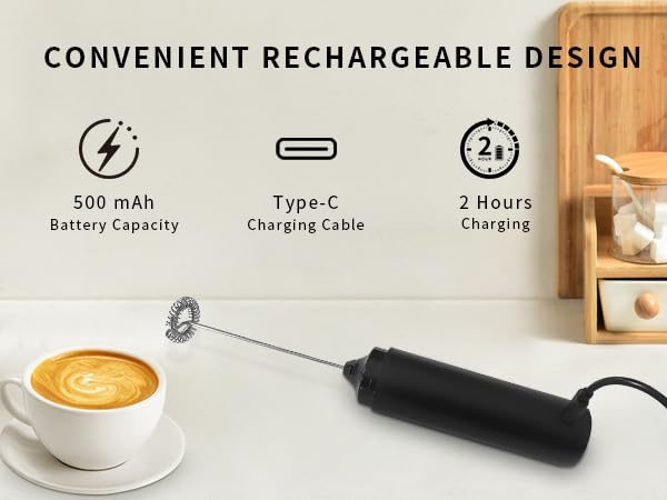 electric milk frother handheld