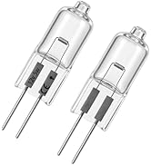 SANJOON 64405 12V Halogen Bulb 5W 55 Lumens T4 Halogen Transparent Bulb, Replace G4 Dual Pin Base...