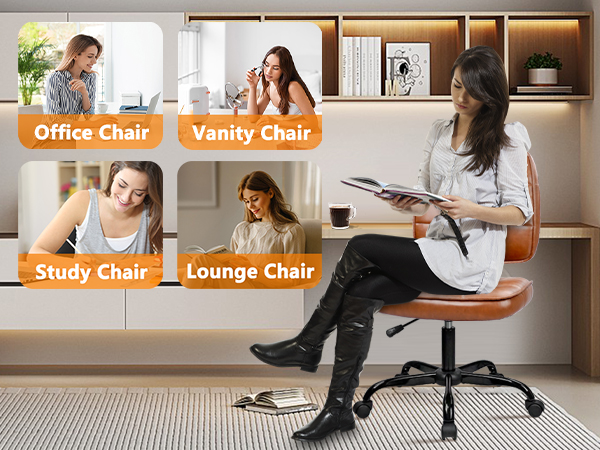 desk chair without armrests