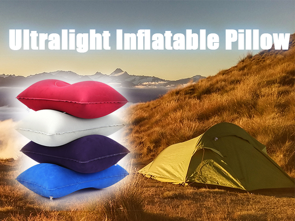 4Pack Ultralight A4 Size Inflatable Travel Pillow