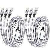 100W USB C Multi Charging Cable, 3 in 1 Fast Charging Cable with E-Mark Chip, USB C to Multiple C...