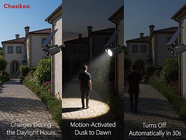 Solar Motion Lights with Fake Camera