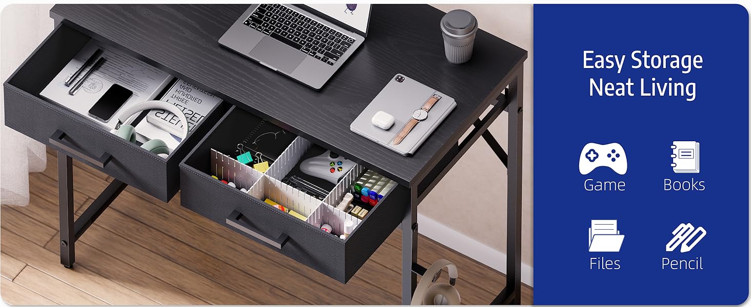 desk with drawer
