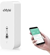eMylo WiFi Hygrometer Indoor Thermometer Room Thermometer and Humidity Meter, Mini Humidity Gauge...