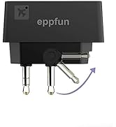 [Upgraded] AK3046E Wireless Transmitter for use on Airplanes, Bluetooth 5.0 Audio 3.5mm Jack Adap...