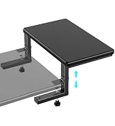 3 in 1 Clamp on Desk Extension &amp; Monitor Shelf,16.5