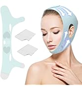 Belovedone Reusable Face Ice Strap Soft Ice Silicone Chin Strap for Women Sleeping
