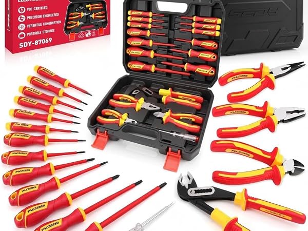 18-Piece Insulated Electrician Tool Set