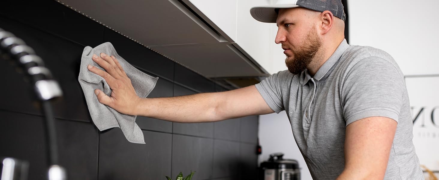 MR.SIGA Microfiber Cleaning Cloth, All-Purpose Microfiber Towels