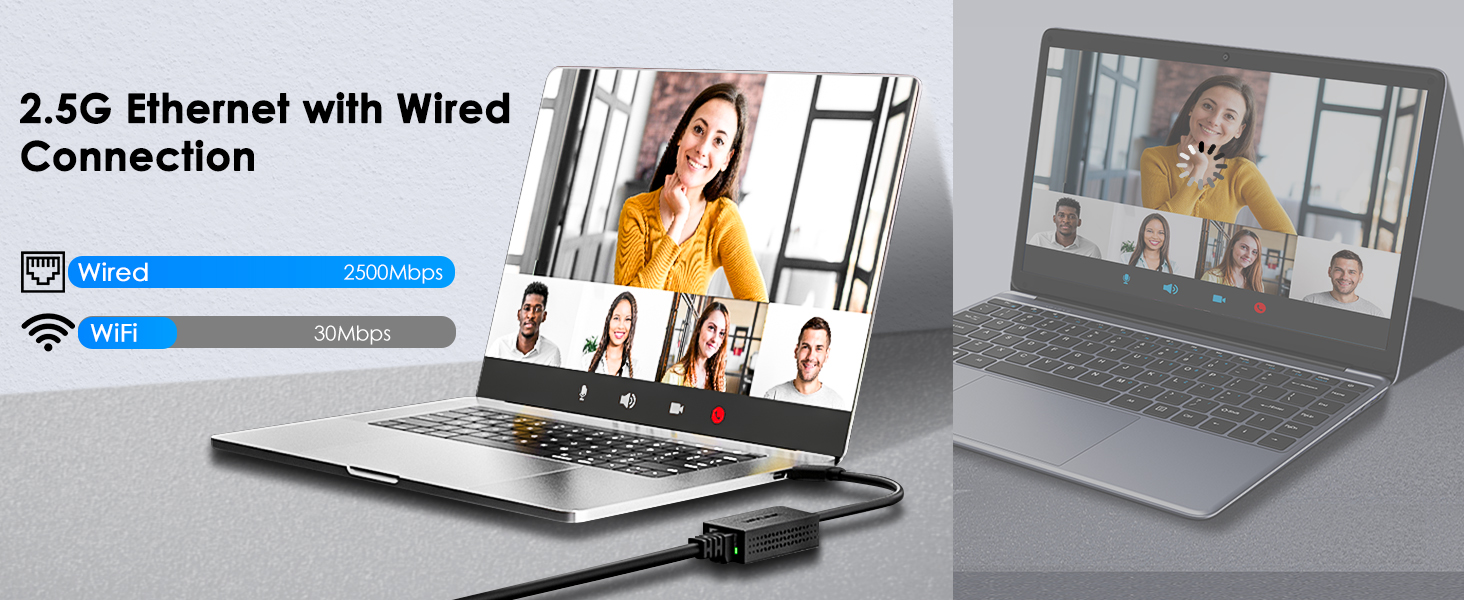 WAVLINK 2.5G USB LAN Adapter NWU331GCA