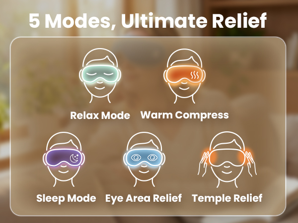 Eye massager with heat and cooling