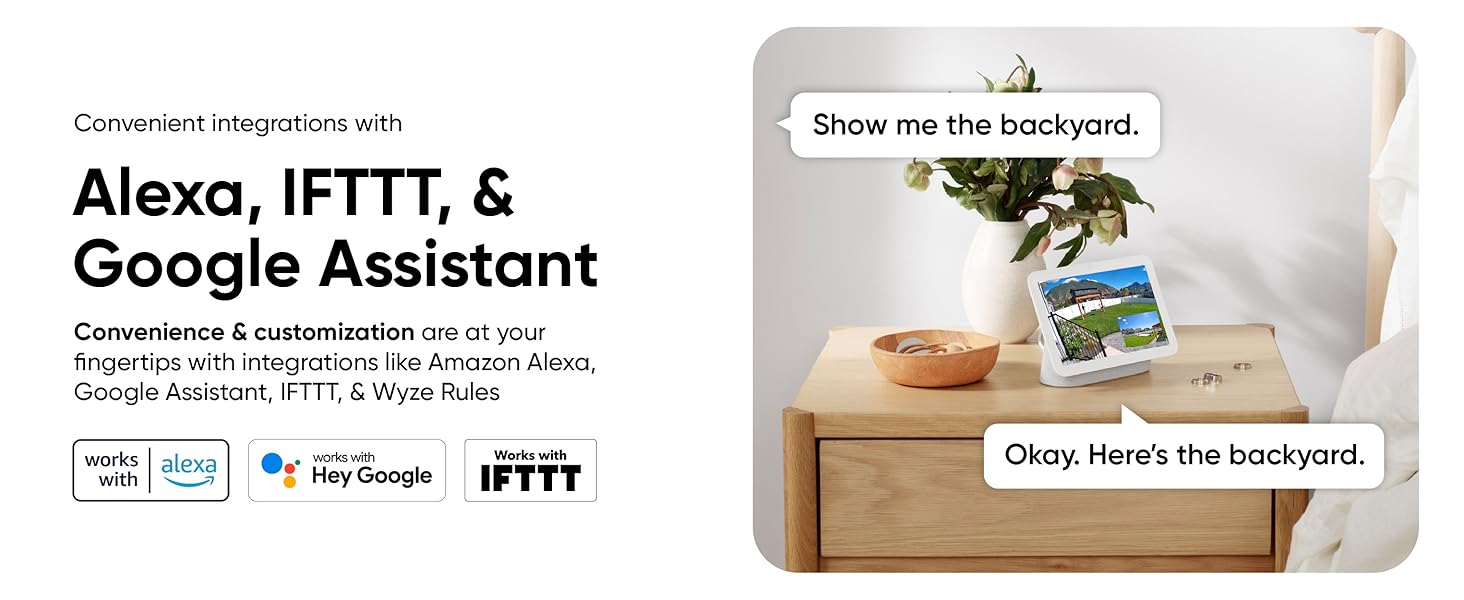 Wyze Duo Cam Pan Voice Assistants