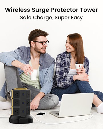 Wireless surge Protector Tower