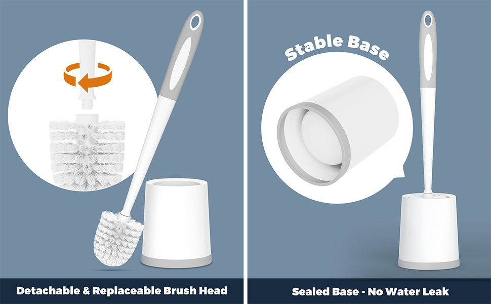 toilet brush and holder set