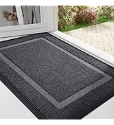 OLANLY Front Door Mat Indoor Outdoor Entrance, Waterproof All-Season, All-Weather Doormat, Sturdy...