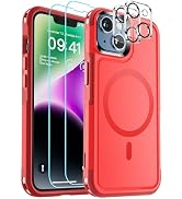 SUPFINE Magnetic for iPhone 14 Case(Compatible with MagSafe)(12FT Military Grade Drop Protection)...