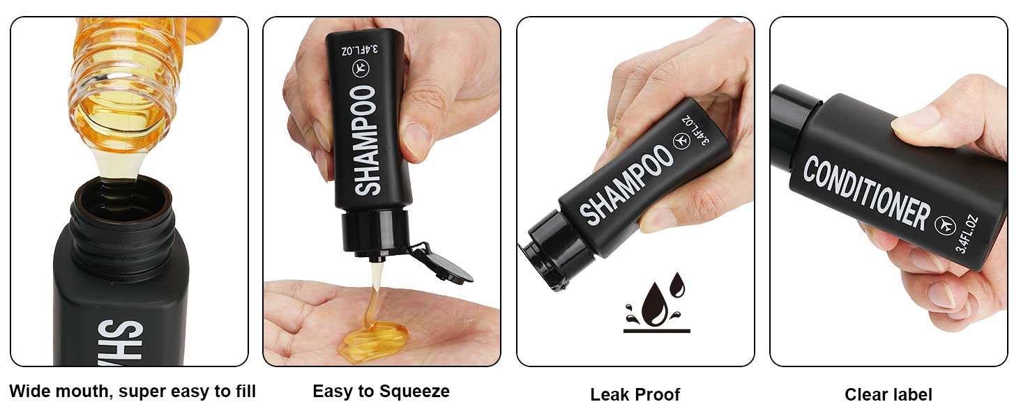 Travel Bottles for Toiletries