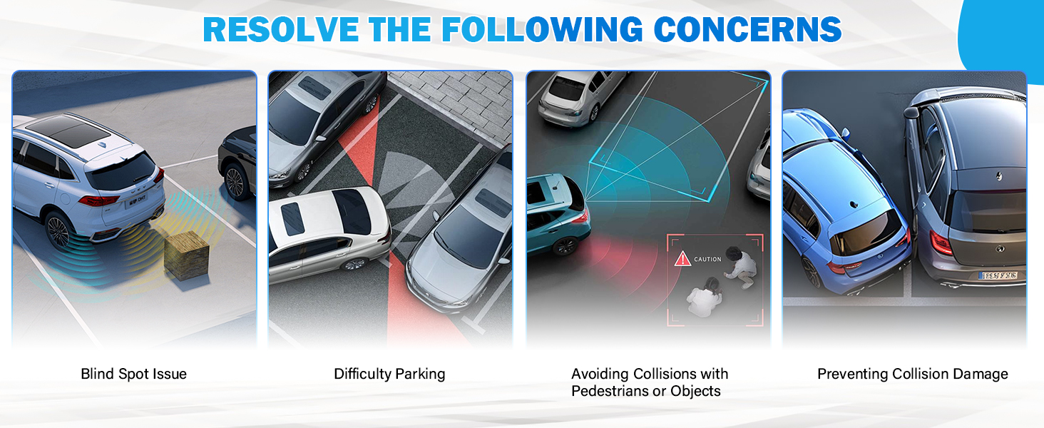 backup sensor kit rear parking sensor