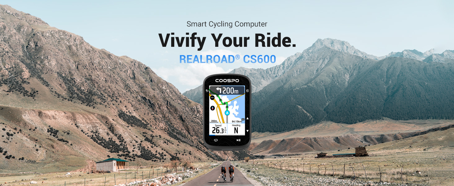 COOSPO Bike Computer GPS Bike Computer Cycling Computer Bike GPS