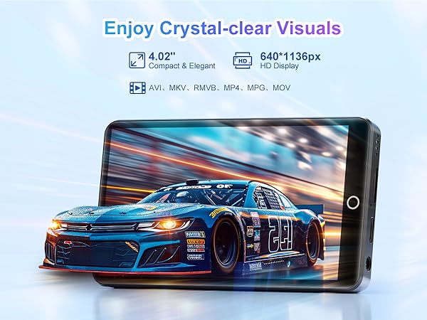 mp3 player with Bluetooth and wifi