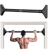 Sportneer Pull Up Bar: Strength Training Chin up Bar without Screws - Adjustable 29.5''-37'' Widt...