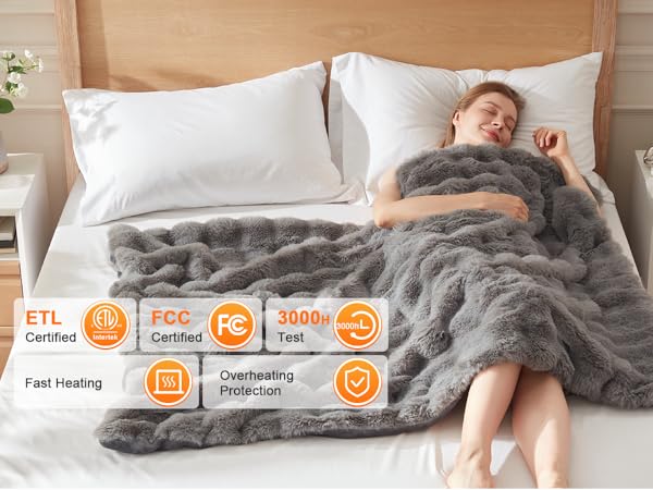 throw heated balnket