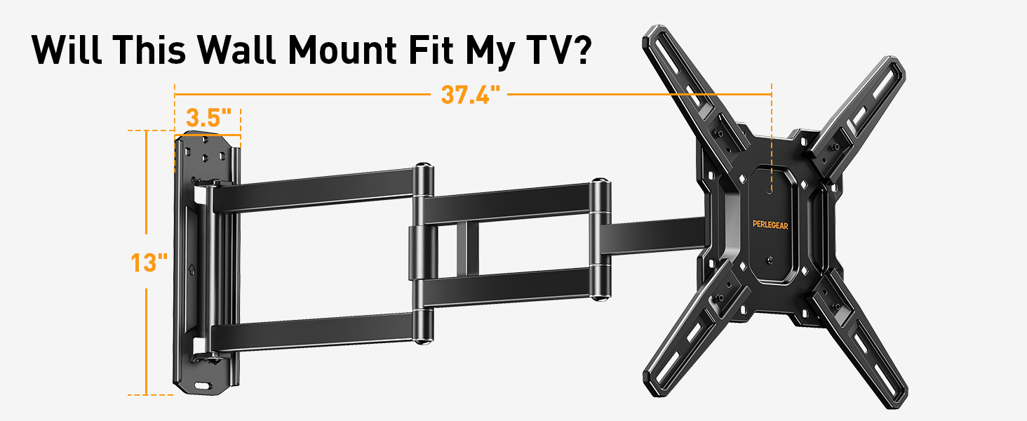 full-motion TV mount