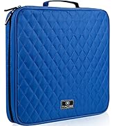 CD Case DVD Holder Storage: 160 Capacity DVD Cases Organizer Portable Wallet Storage - CD Plastic...