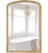 WallBeyond Arched Wall Mirror Wood Framed, 24