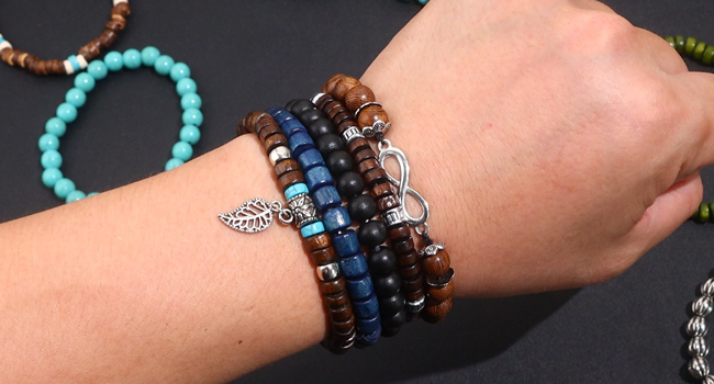 leather bracelet for men