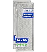 Microwave Grease Filter Replacement for GE WB06X10288 13" x 4.7" Microwave Vent Filter - Aluminum...