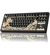 ZORNHER ZH870 Wireless Mechanical Gaming Keyboard,80% Black Custom Creamy Sound Keyboard with Shi...