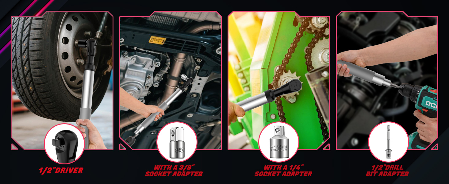 Offset Extension Wrench Impact 1/2&amp;#34;