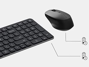 Wireless Keyboard and Mouse Combo