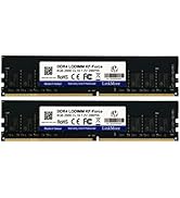 LinkMore 16GB Kit (2 x 8GB) DDR4 2666MH UDIMM (PC4-21300) CL19 1.2V Desktop Memory Module