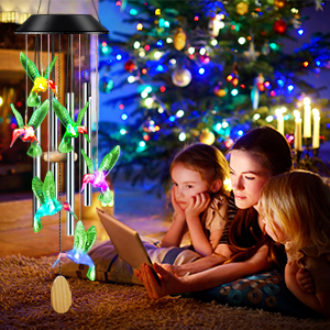 hummingbird wind chime