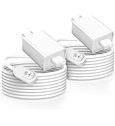 GGRD Arlo Magnetic Charging Cable 2 Pack 10FT - Compatible with Arlo Pro 5S 2K, 4, 3, Ultra 2, Ul...