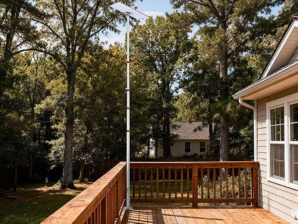 Telescopic Flag Pole Kit for Starlink