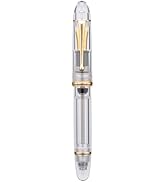 Asvine V800 Fountain Pen - Vacuum Filling System with Large Ink Capacity - Smooth Number 8 Medium...