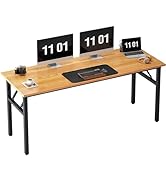 Need Computer Desk Office Desk 62 inches Folding Table with BIFMA Certification Computer Table Wo...
