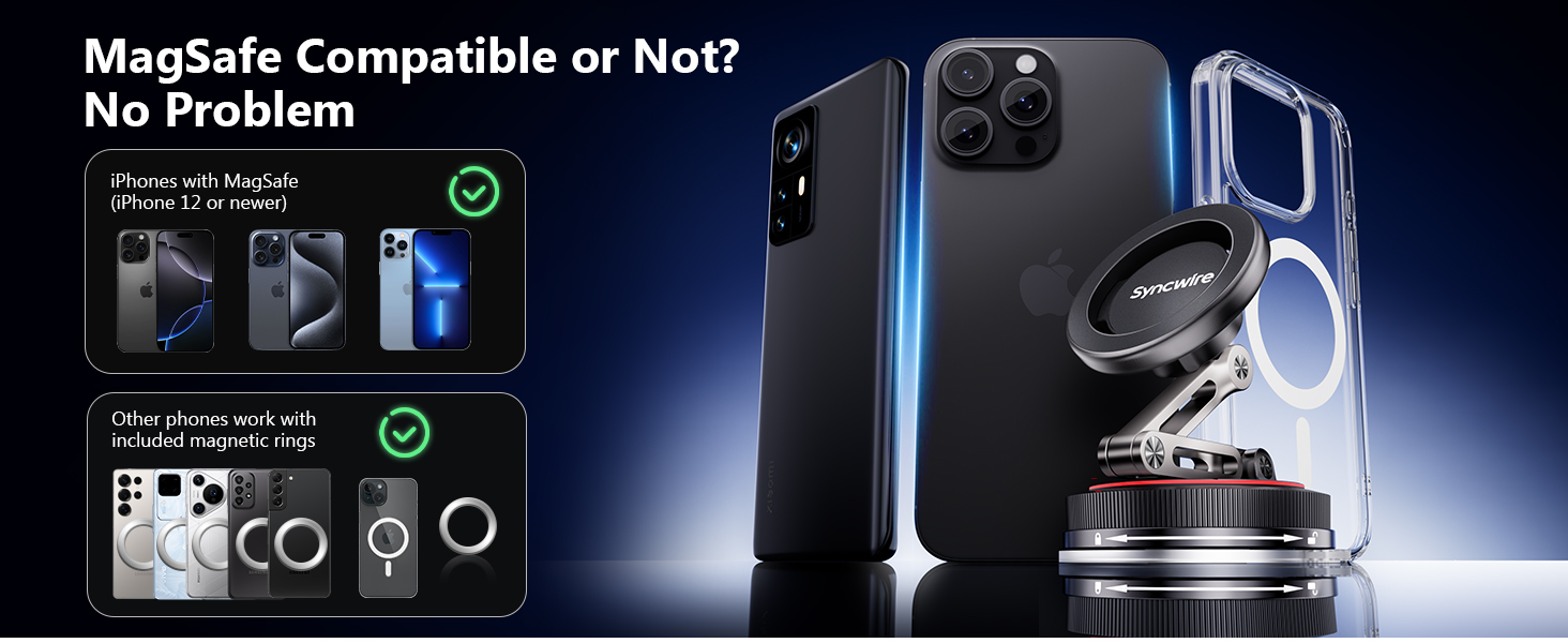 magnetic car phone holder