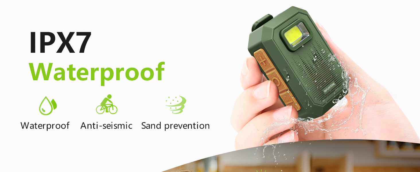 Wearable Bluetooth Speaker Clip on Speaker