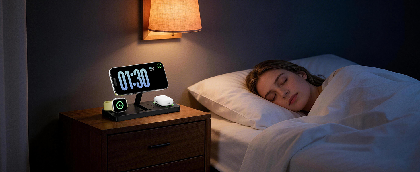 magnetic charger stand