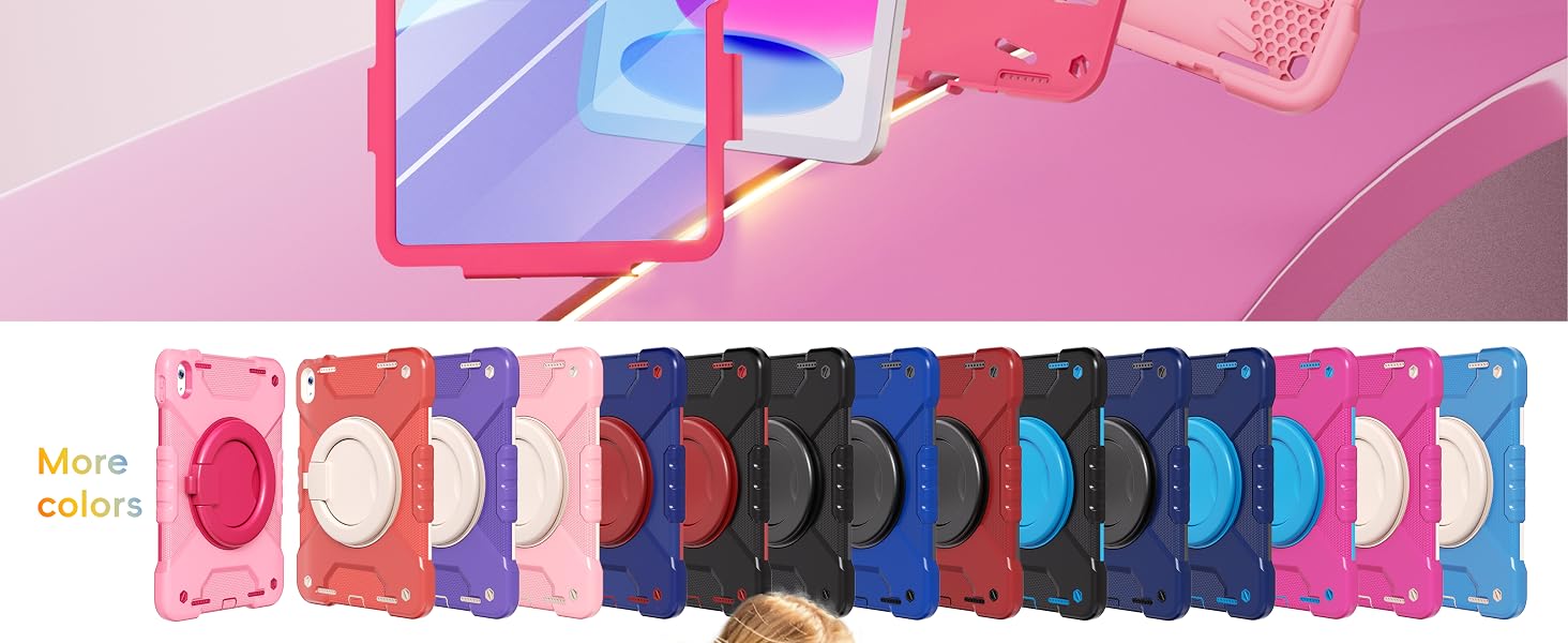 HRFSK Case for iPad (A16) 11th Generation 11 inch 2025/10th Generation 10.9 inch 2022