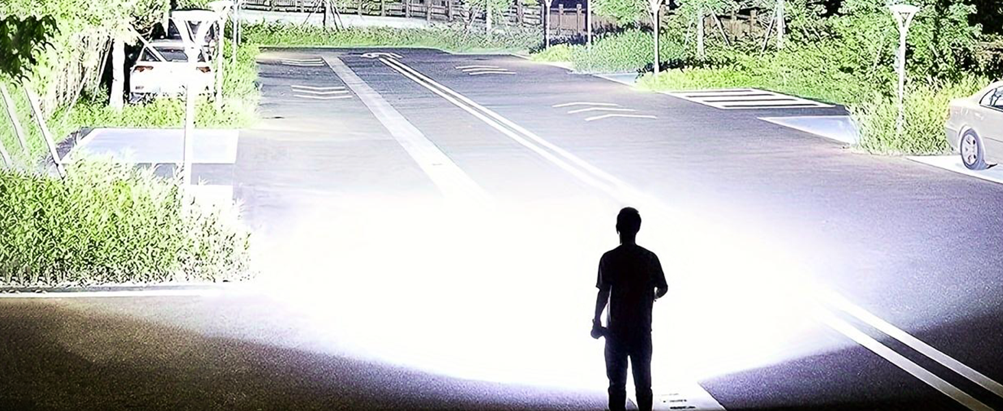 bright flashlight