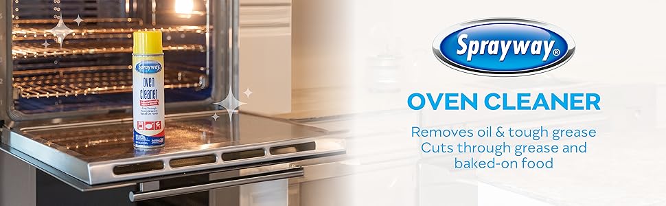 Oven Cleaner - removes oil and tough grease. Cuts through grease and baked-on goods
